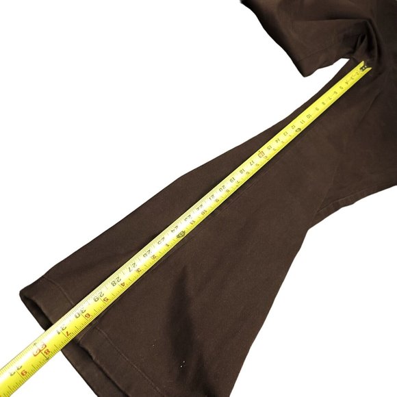 St. John Sport Womens 6 Pants Vintage Brown Denim High Rise Wide Leg Excellent - Picture 8 of 11